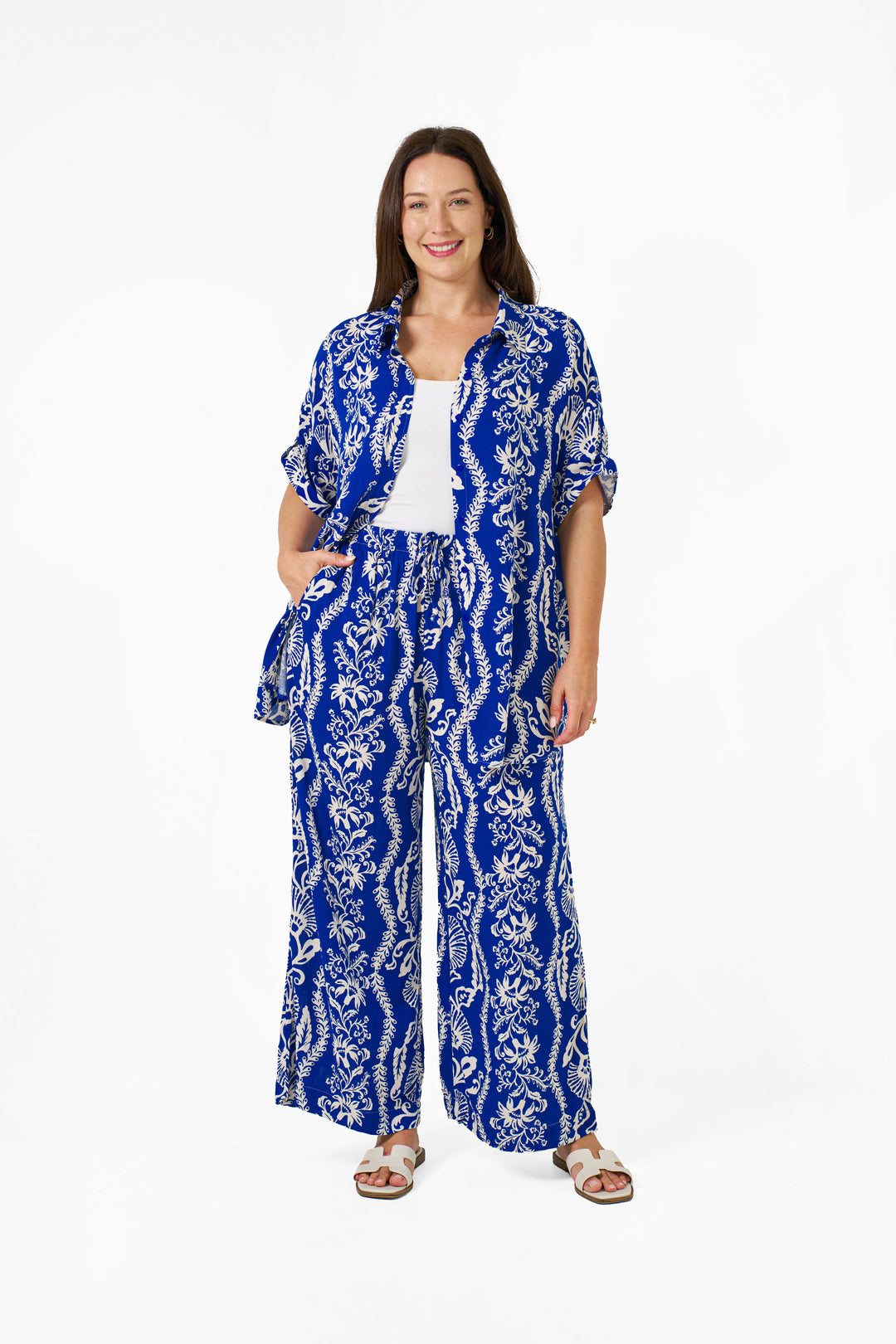 Lenny Shirt - Blue Print