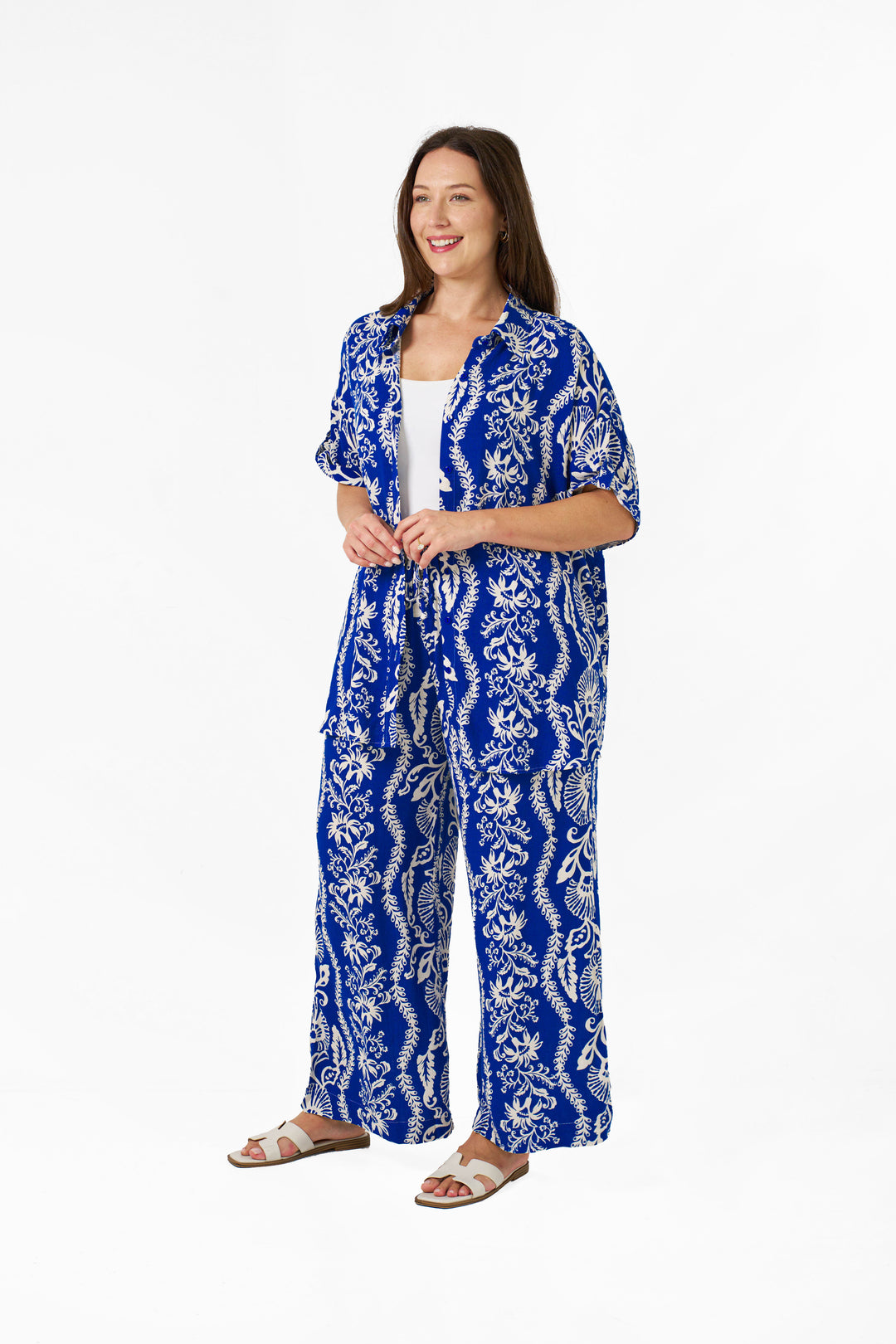 Lenny Shirt - Blue Print