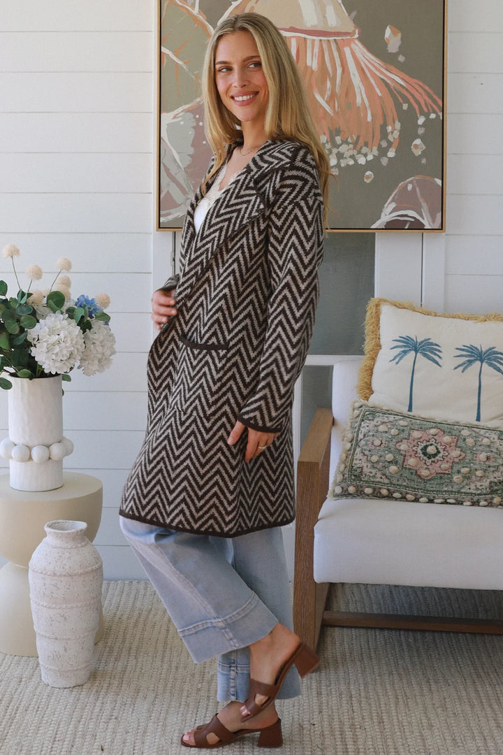 Jenny Cardigan - Brown