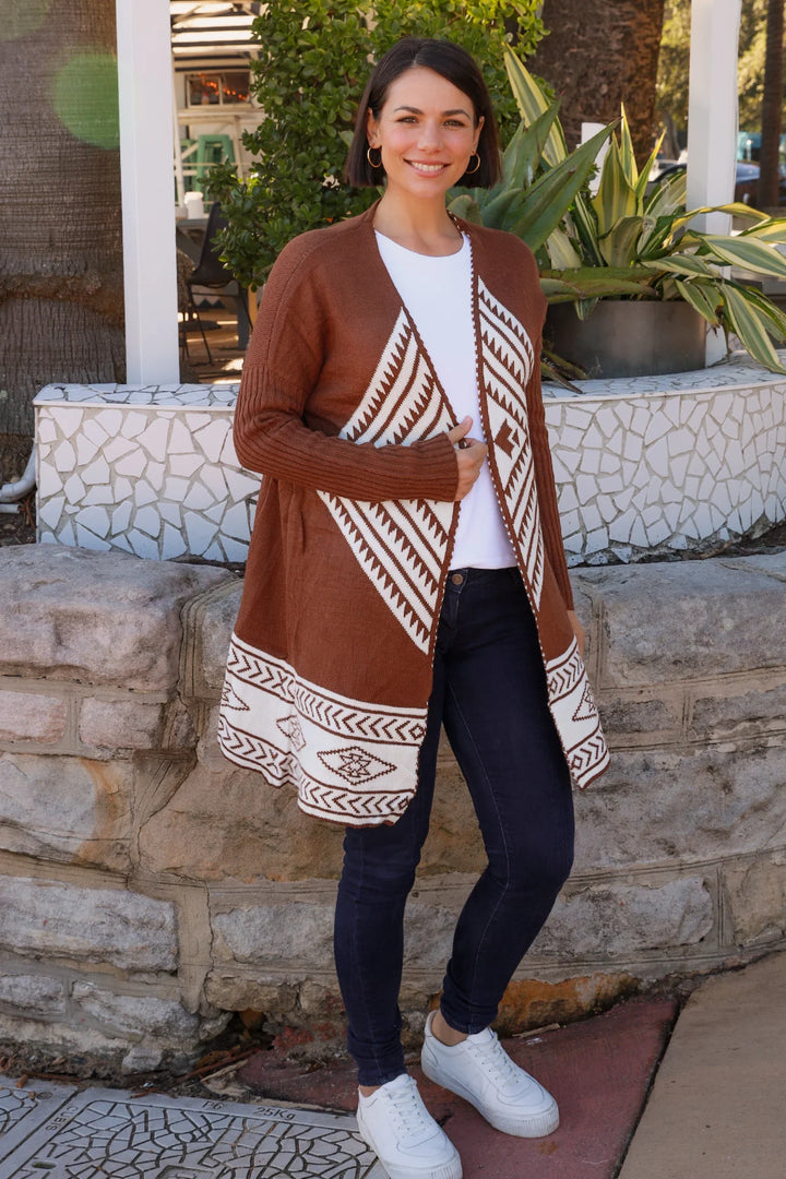Lola Cardigan-Brown