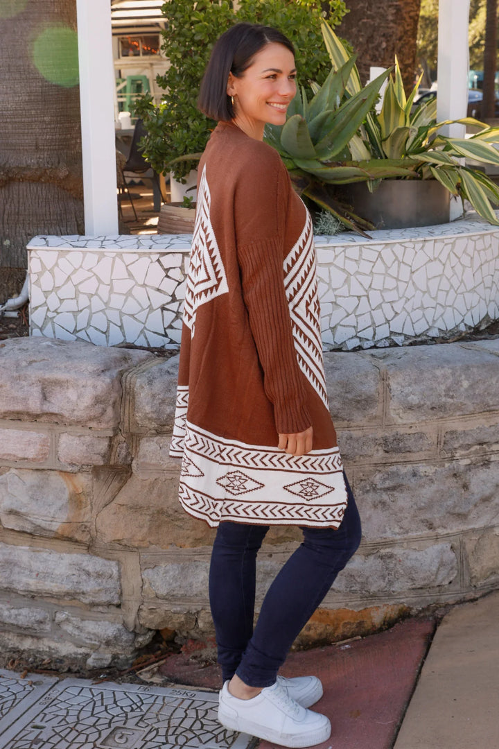 Lola Cardigan-Brown
