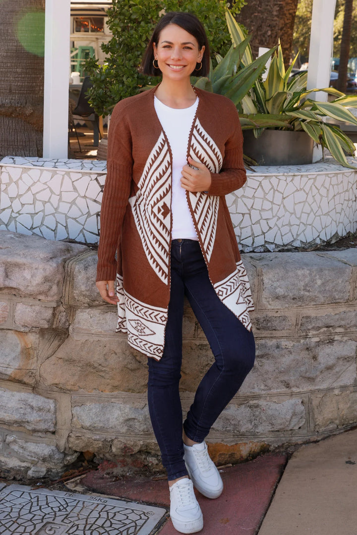 Lola Cardigan-Brown