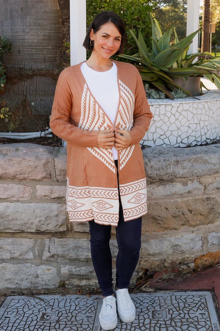 Lola Cardigan-Tan