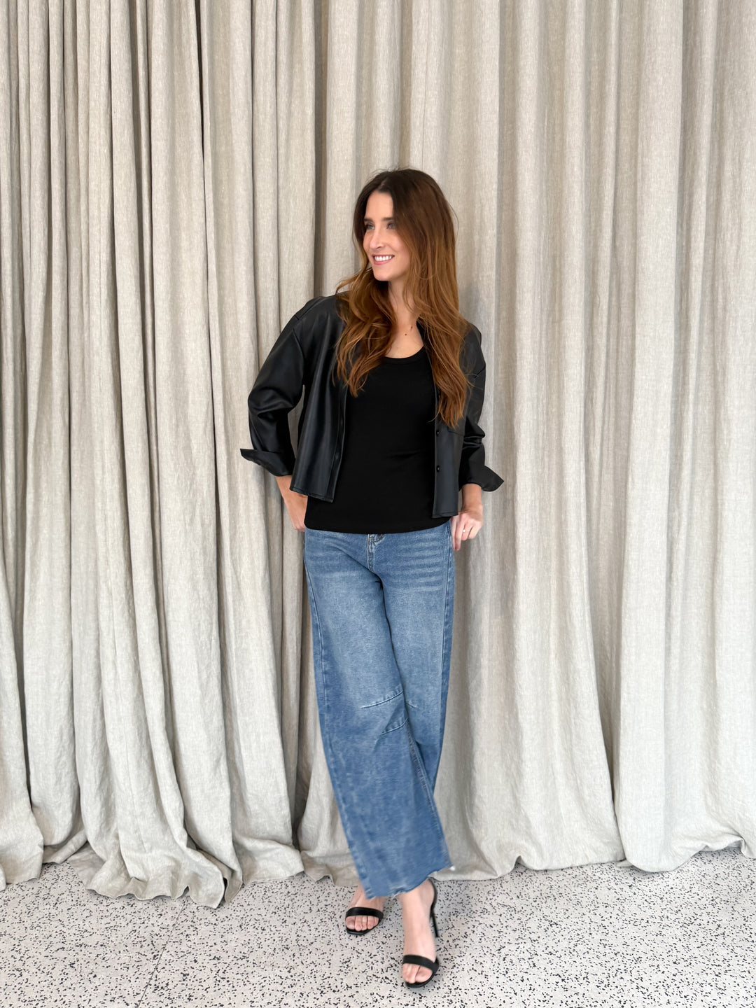 Luna Barrel Jeans - Blue