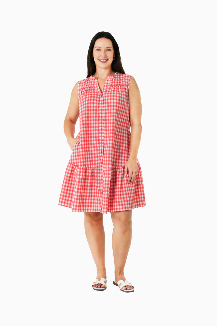 Maariyah Dress - Red Beige