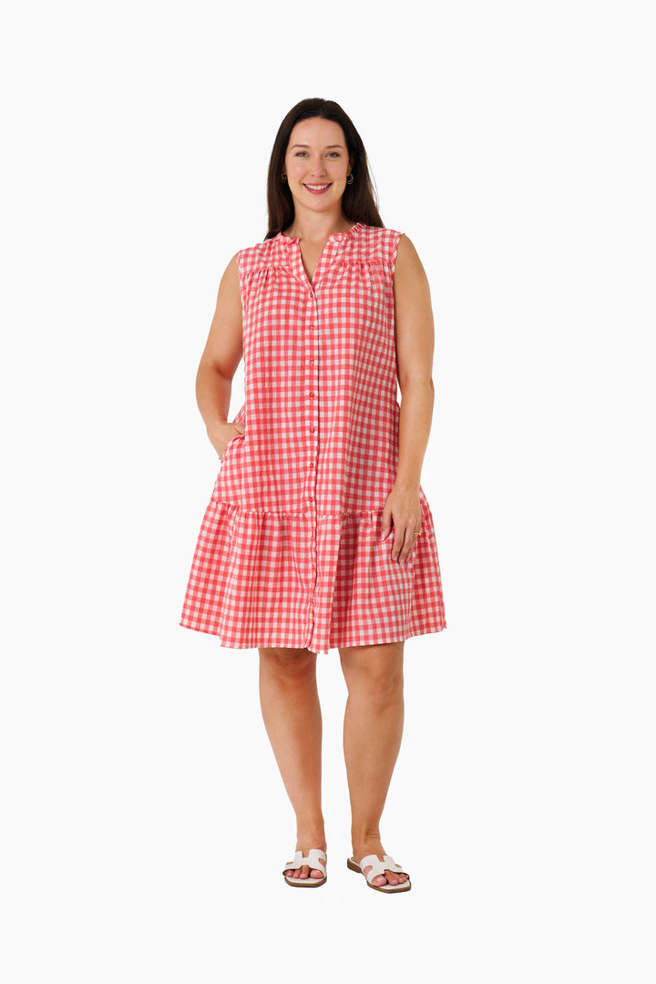 Maariyah Dress - Red Beige