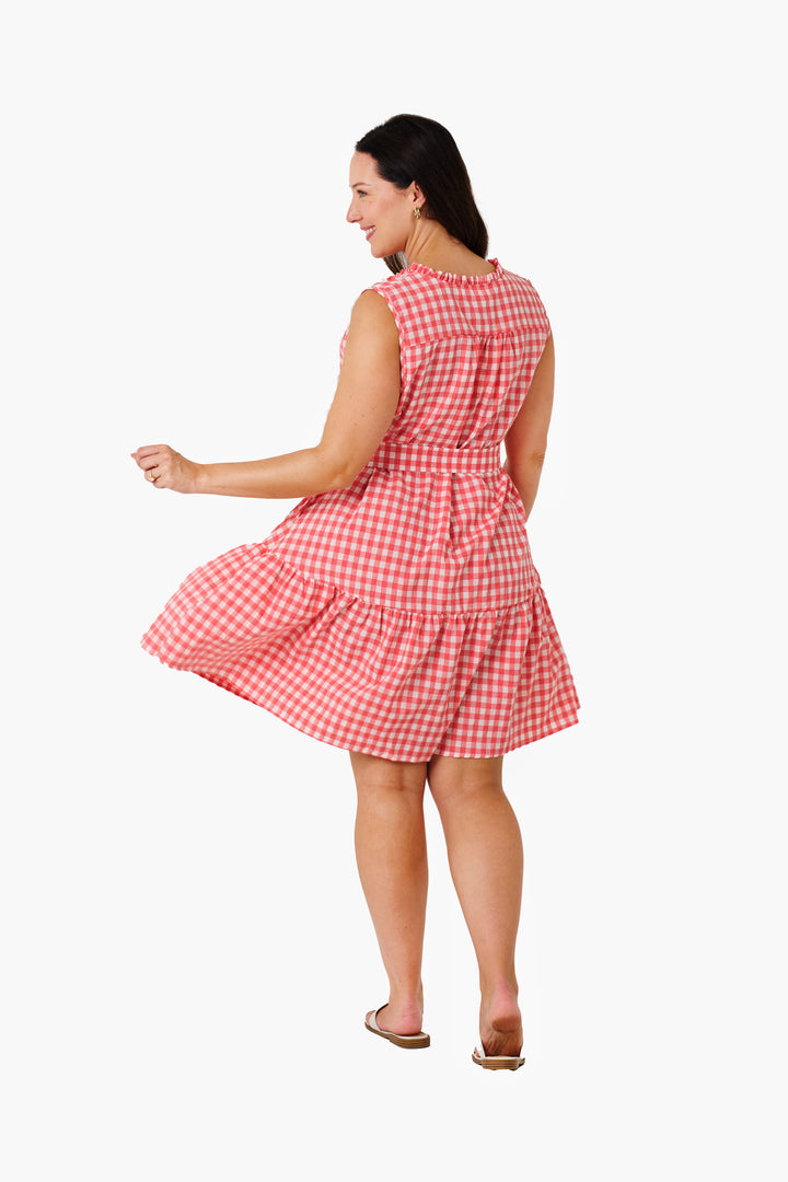 Maariyah Dress - Red Beige