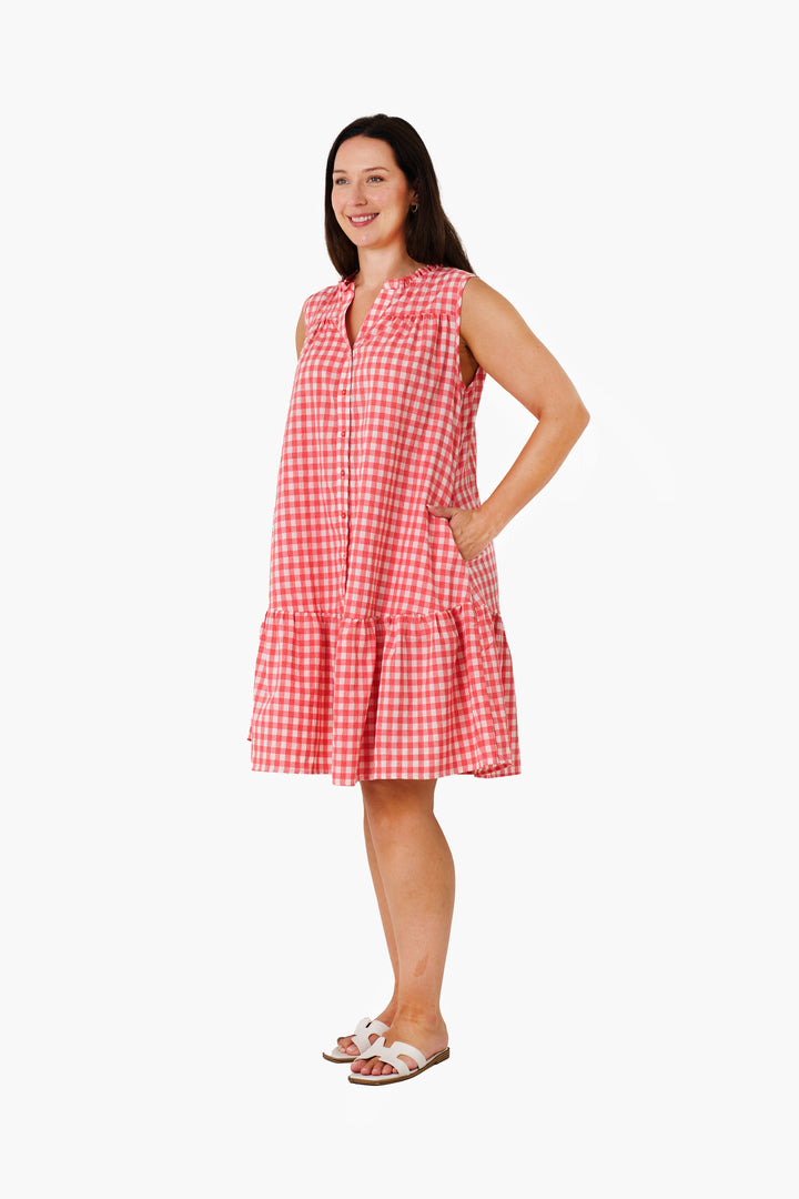 Maariyah Dress - Red Beige