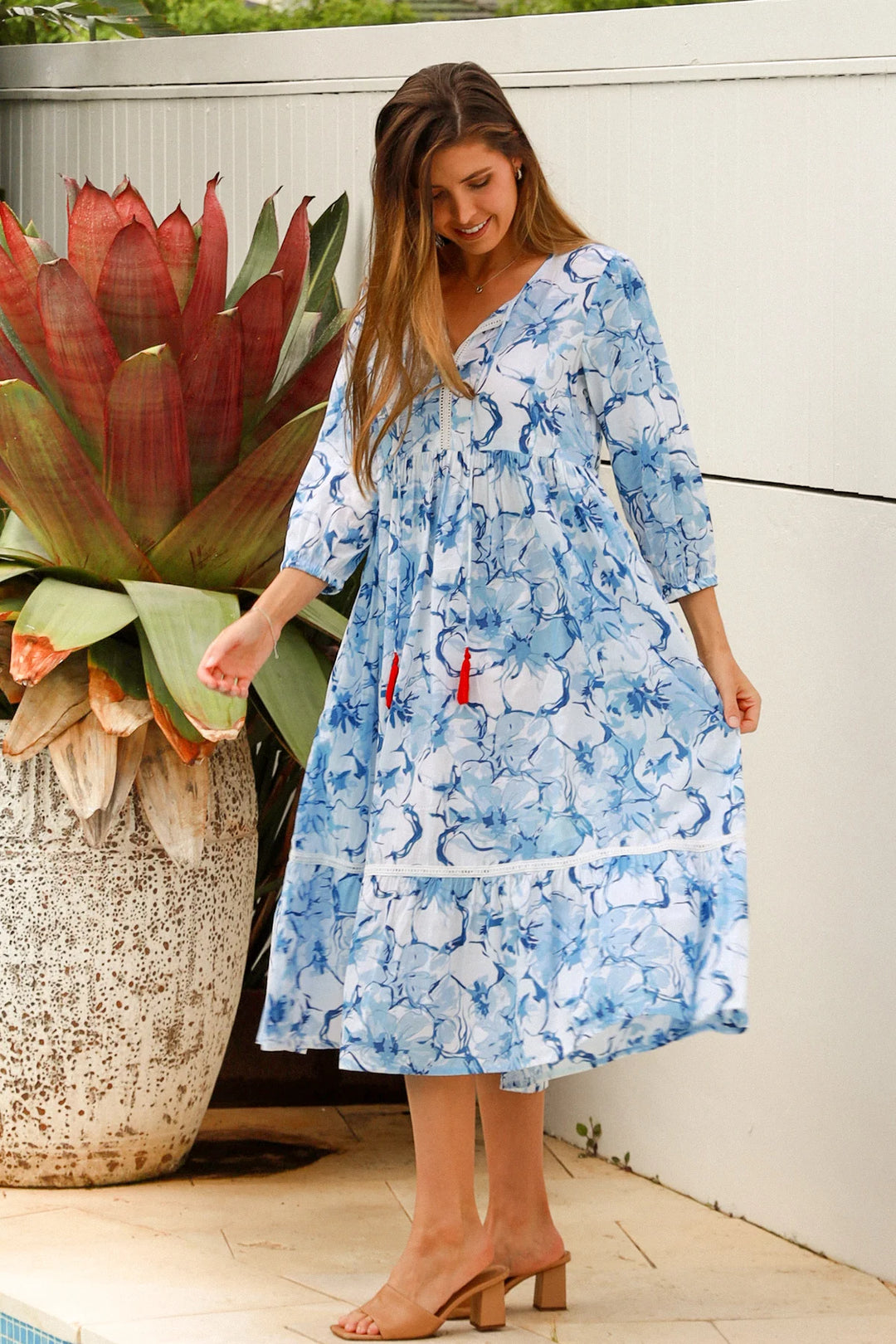 Manale Dress - Cornelia Blue