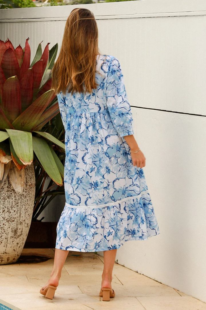 Manale Dress - Cornelia Blue