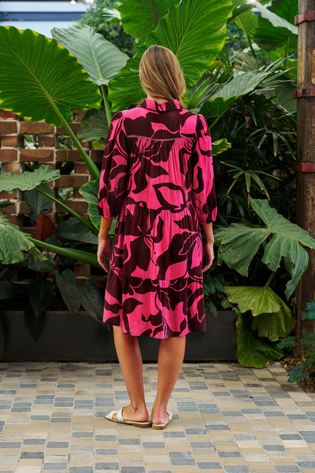 MAIZIE DRESS-Antique Fuchsia