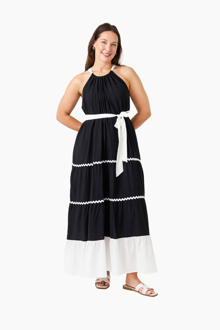 McIntosh Strap Dress - Black White