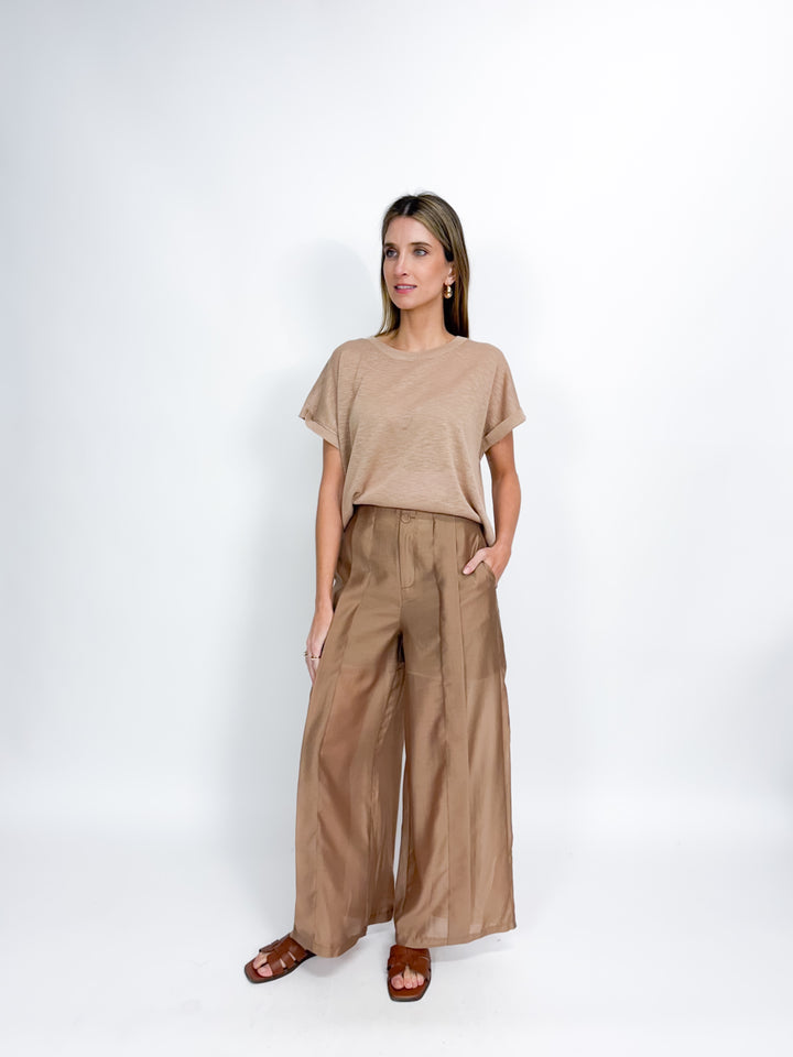 Mia Easy Knit Top - Mocha