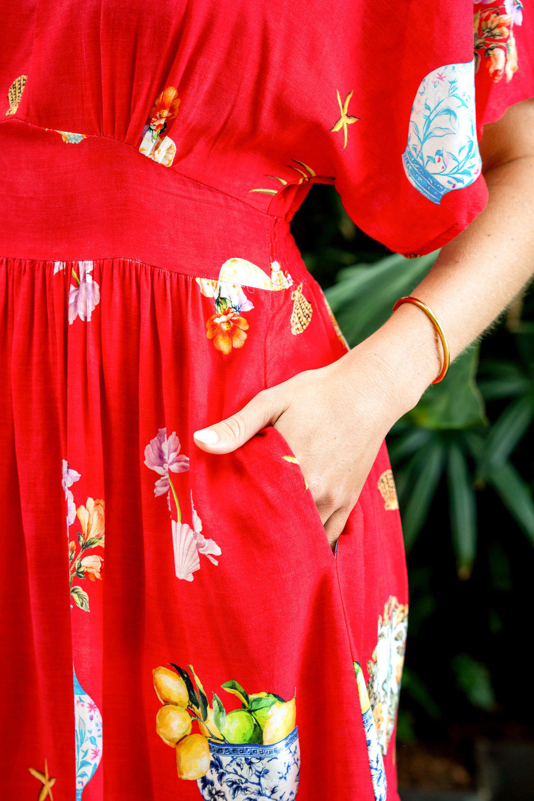 Shepard Dress - Red Print