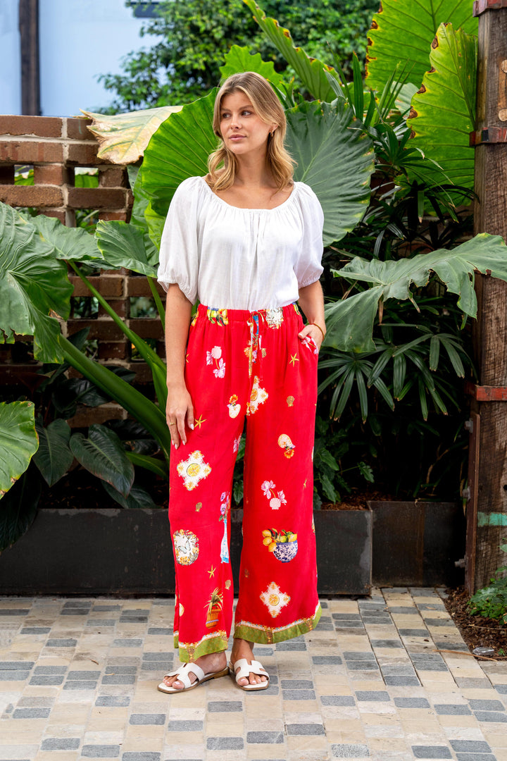 Shepard Pants - Red Print