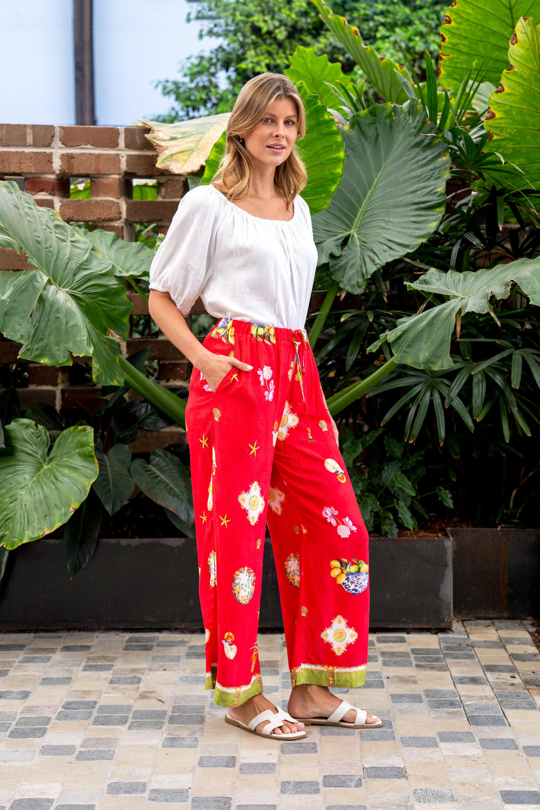 Shepard Pants - Red Print