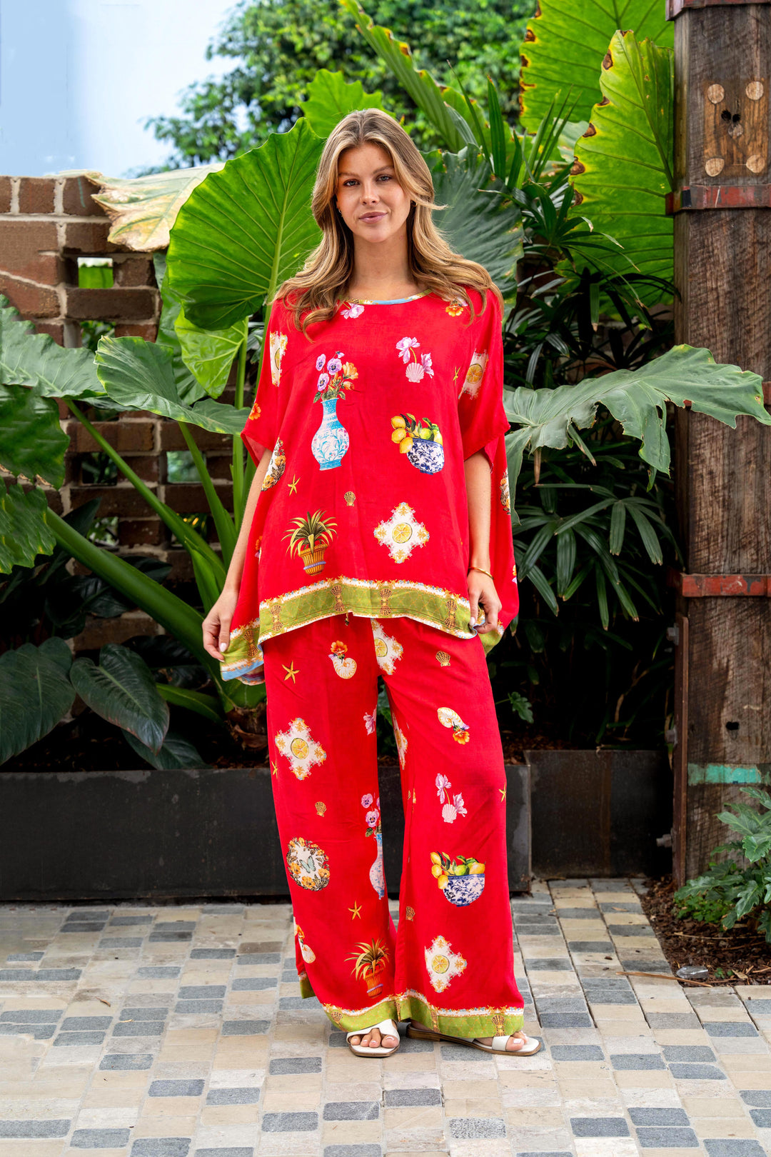 Shepard Top - Red Print