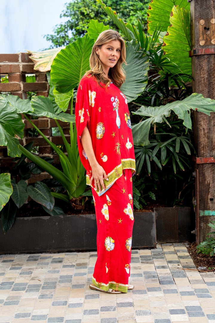 Shepard Top - Red Print