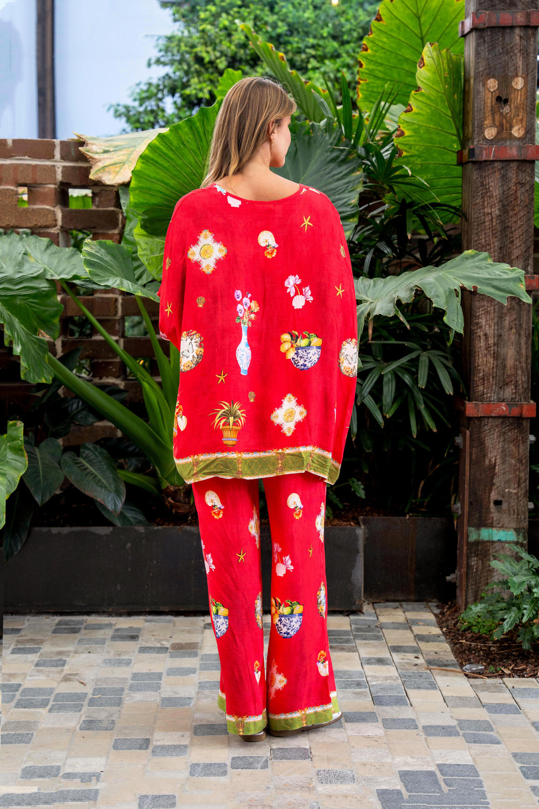 Shepard Top - Red Print