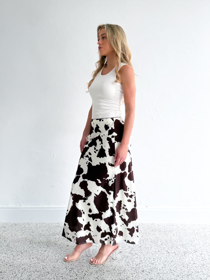 Stella Skirt-Brown