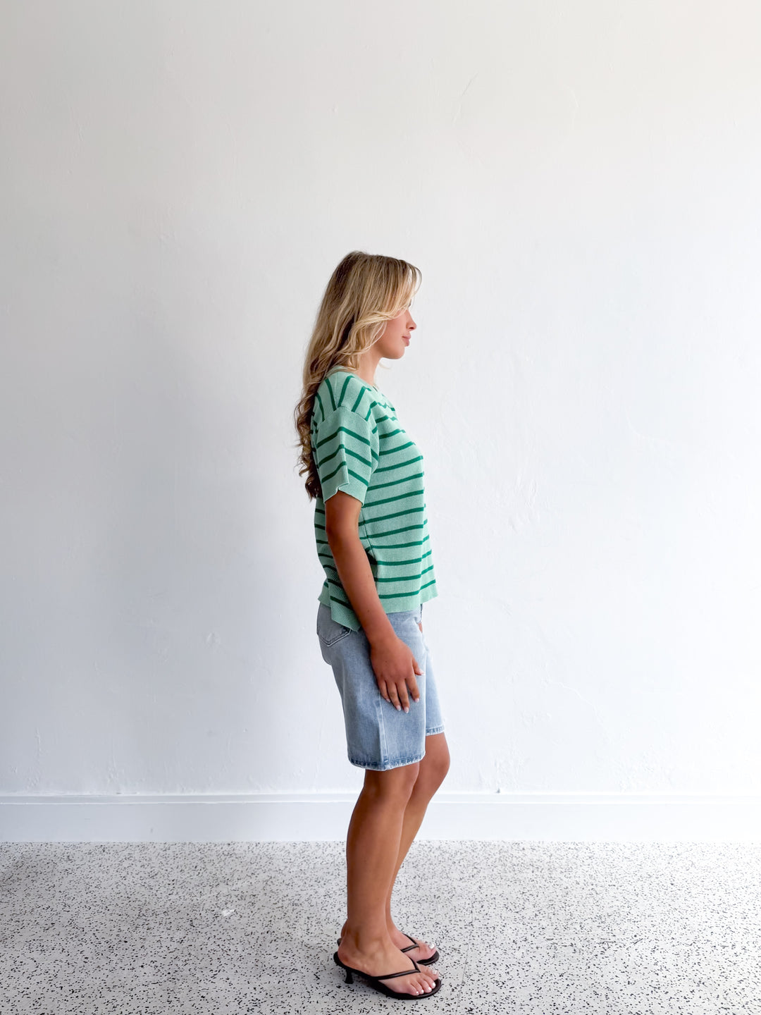 Sunny Knit Top - Mint