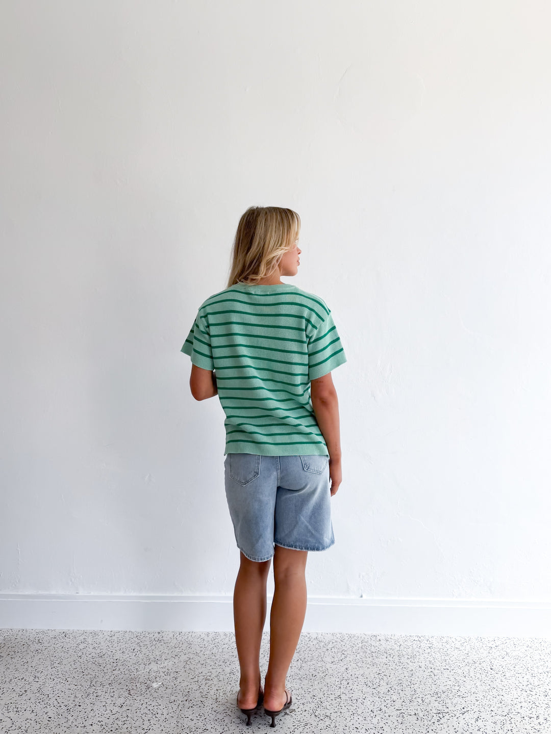 Sunny Knit Top - Mint