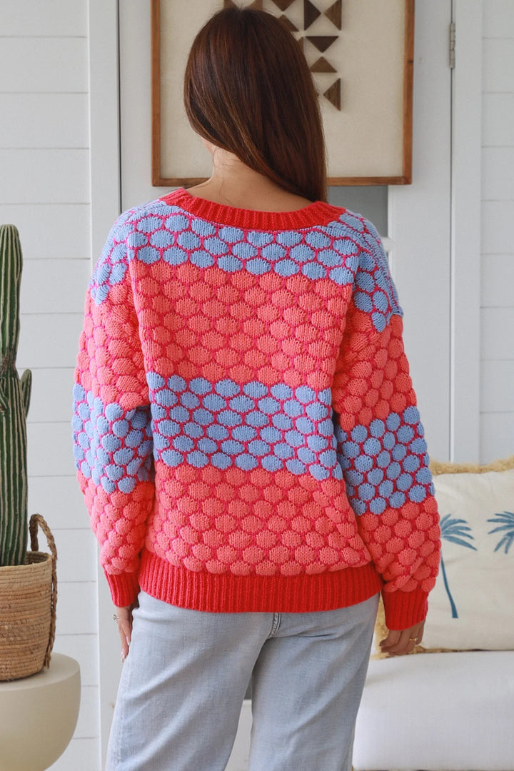 Tommy Cardigan – Bright Pink