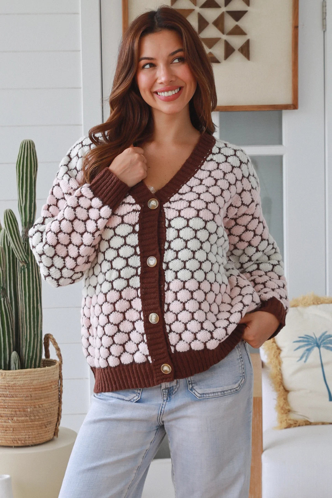 Tommy Cardigan – Light Pink