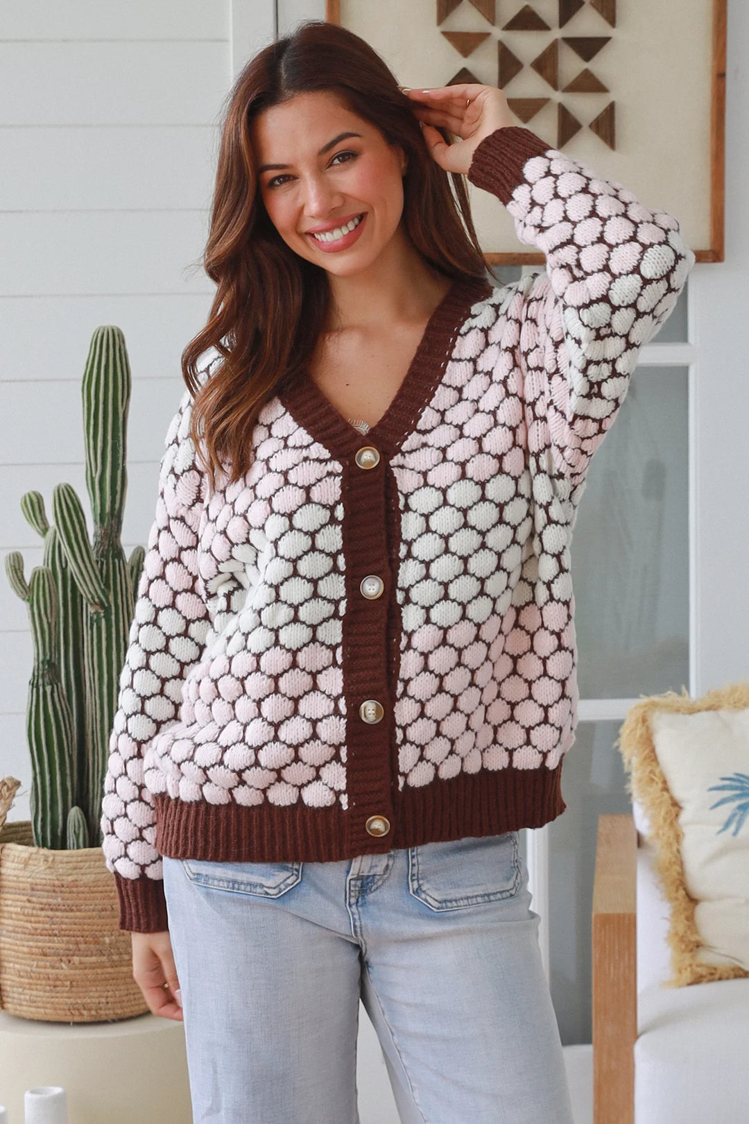 Tommy Cardigan – Light Pink