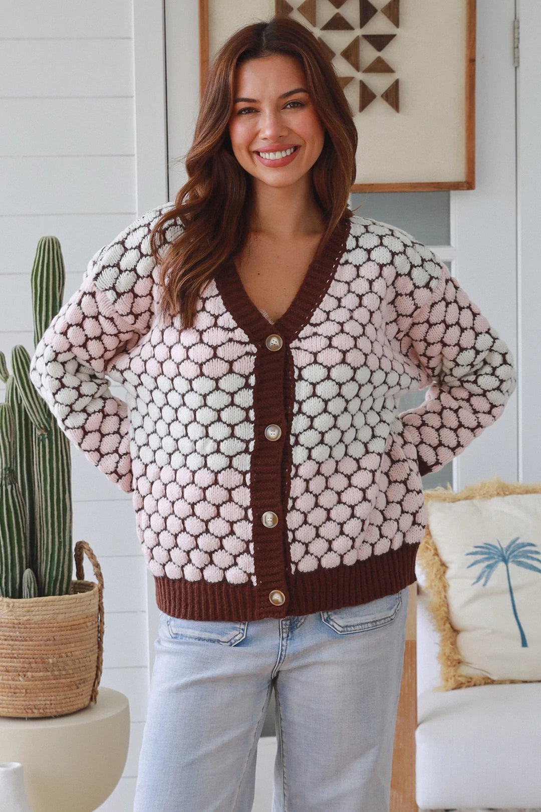 Tommy Cardigan – Light Pink