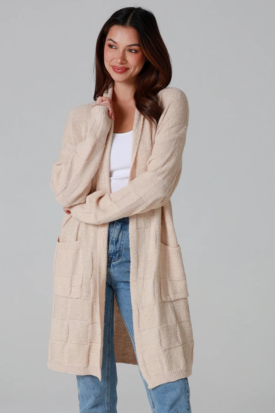 Trudy Cardigan-Cream