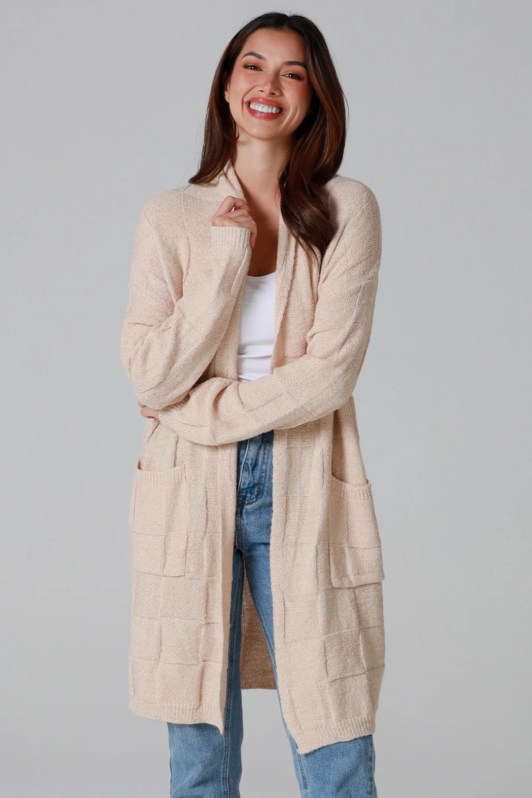 Trudy Cardigan-Cream