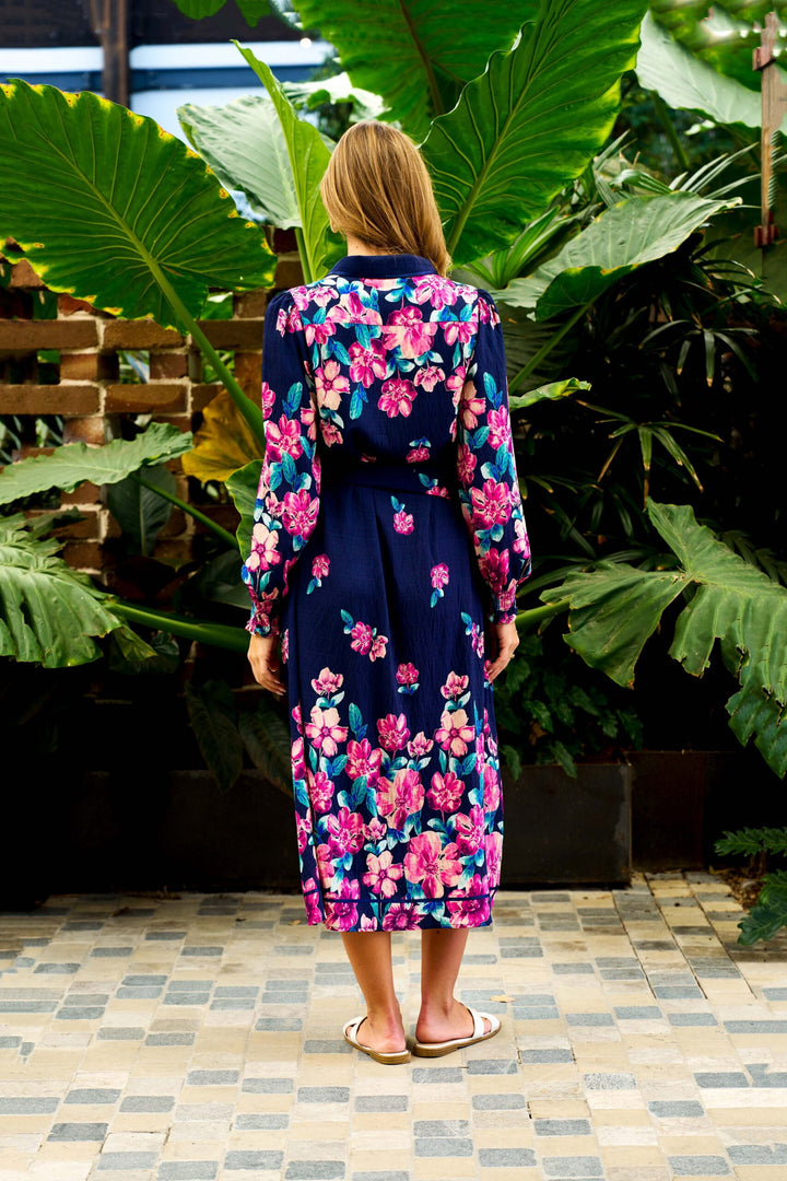 Victorious Maxi Dress – Navy Floral